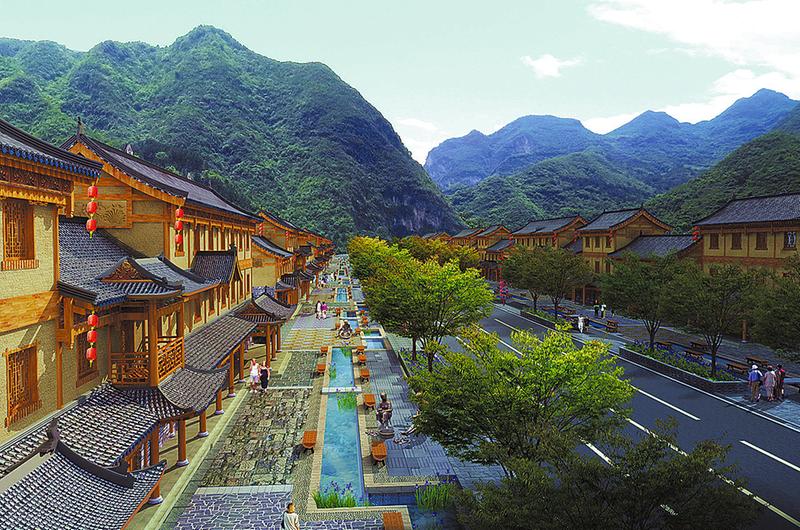 终南山下的禅意秘境石瓮子