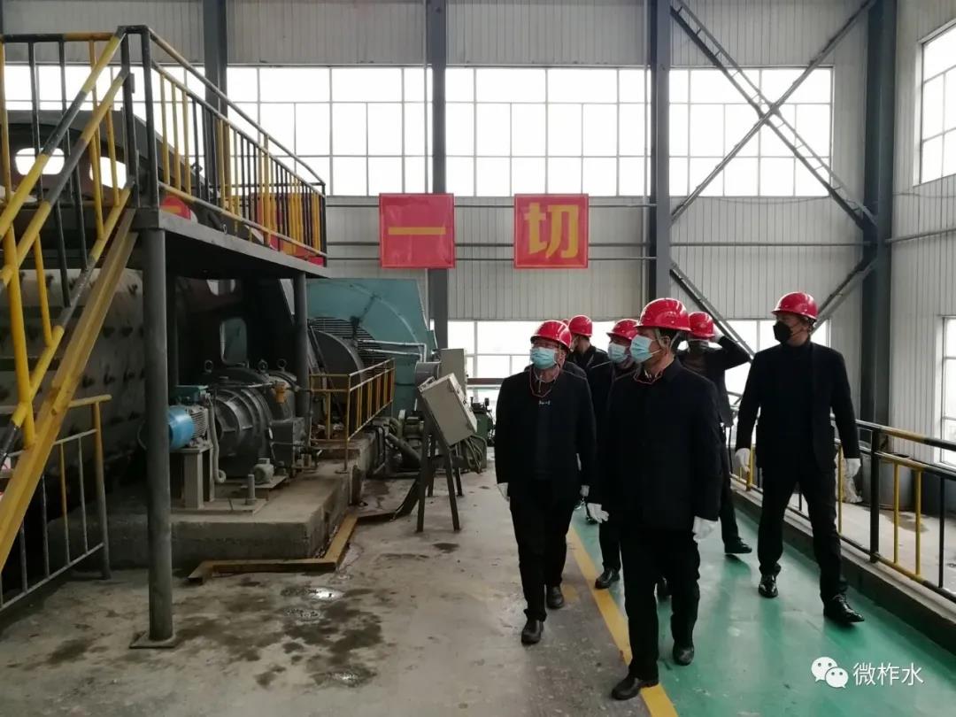 县委书记陈璇检查企业复工复产和脱贫攻坚工作
