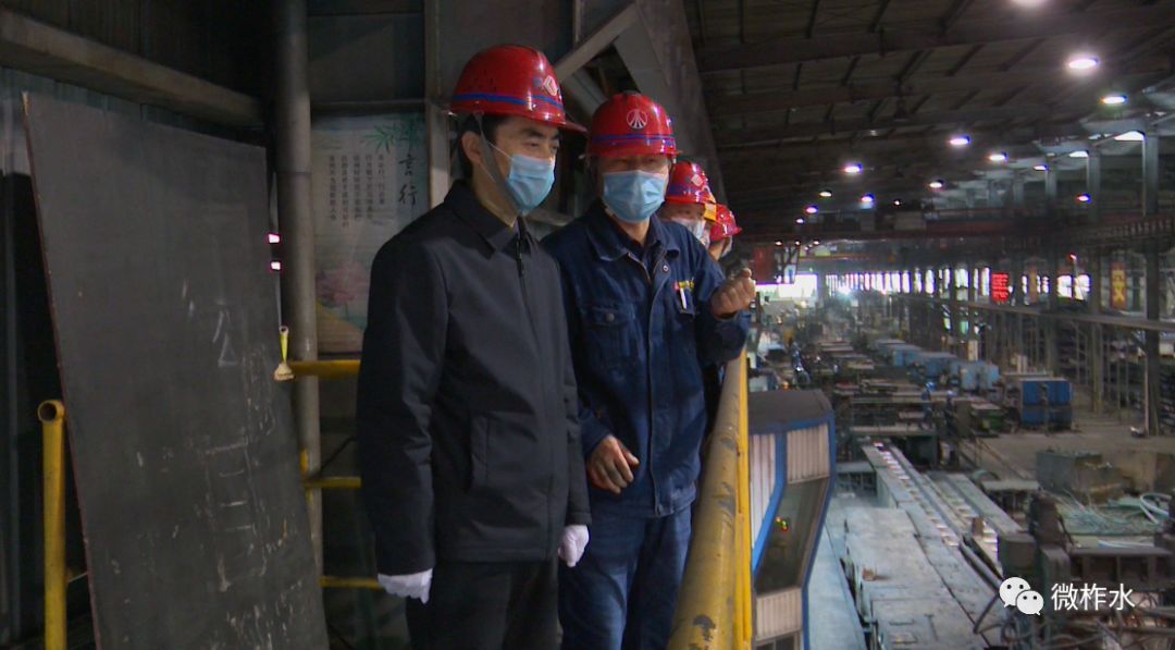 谢建民检查企业复工复产工作